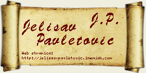 Jelisav Pavletović vizit kartica